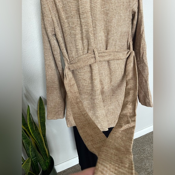 NWT - Crescent Women's Tweed Tan Office Blazer - Picture 7 of 16